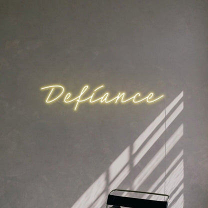 Defiance Led Neon Sign - Shineneon
