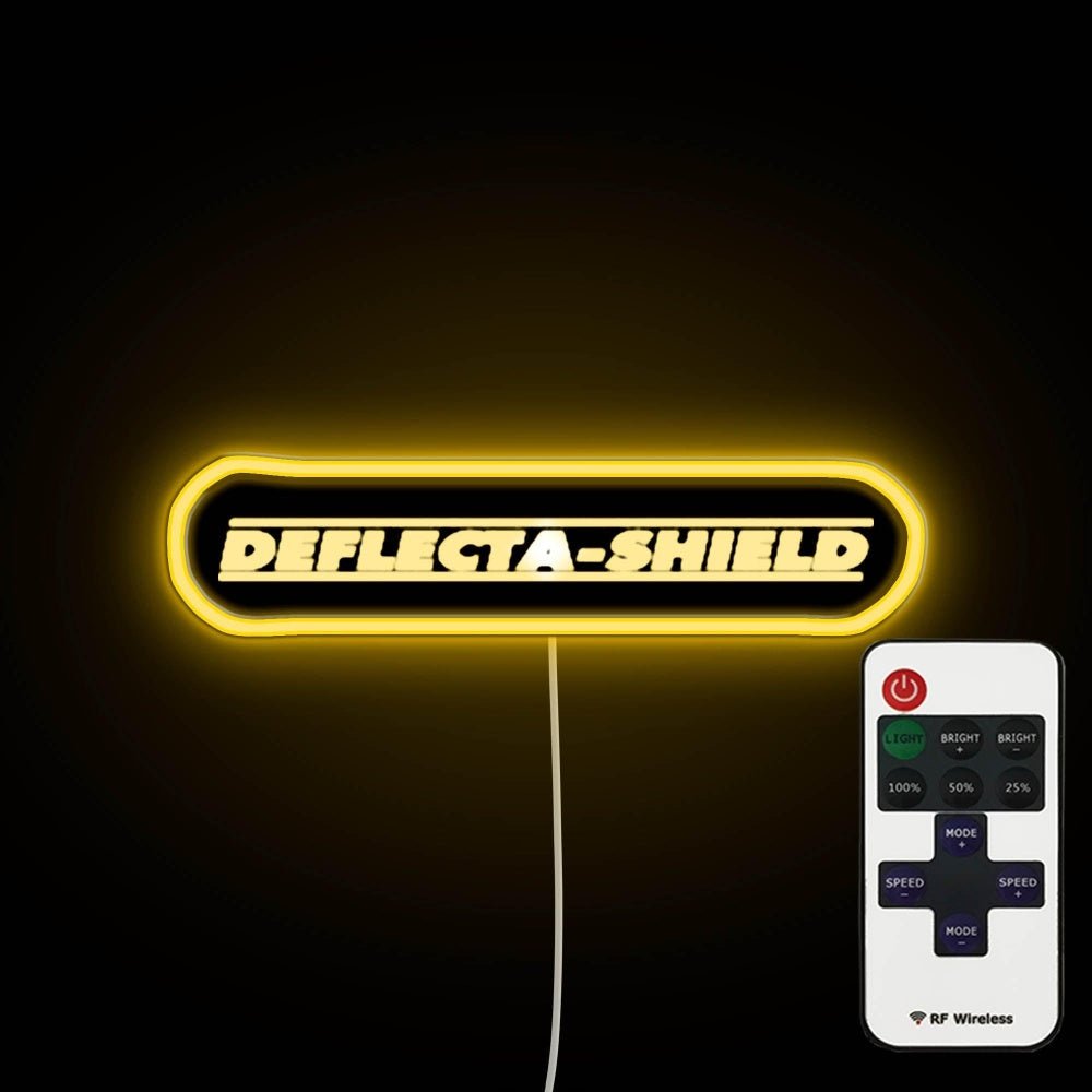 Deflecta Shield Logo Neon Sign - Shineneon