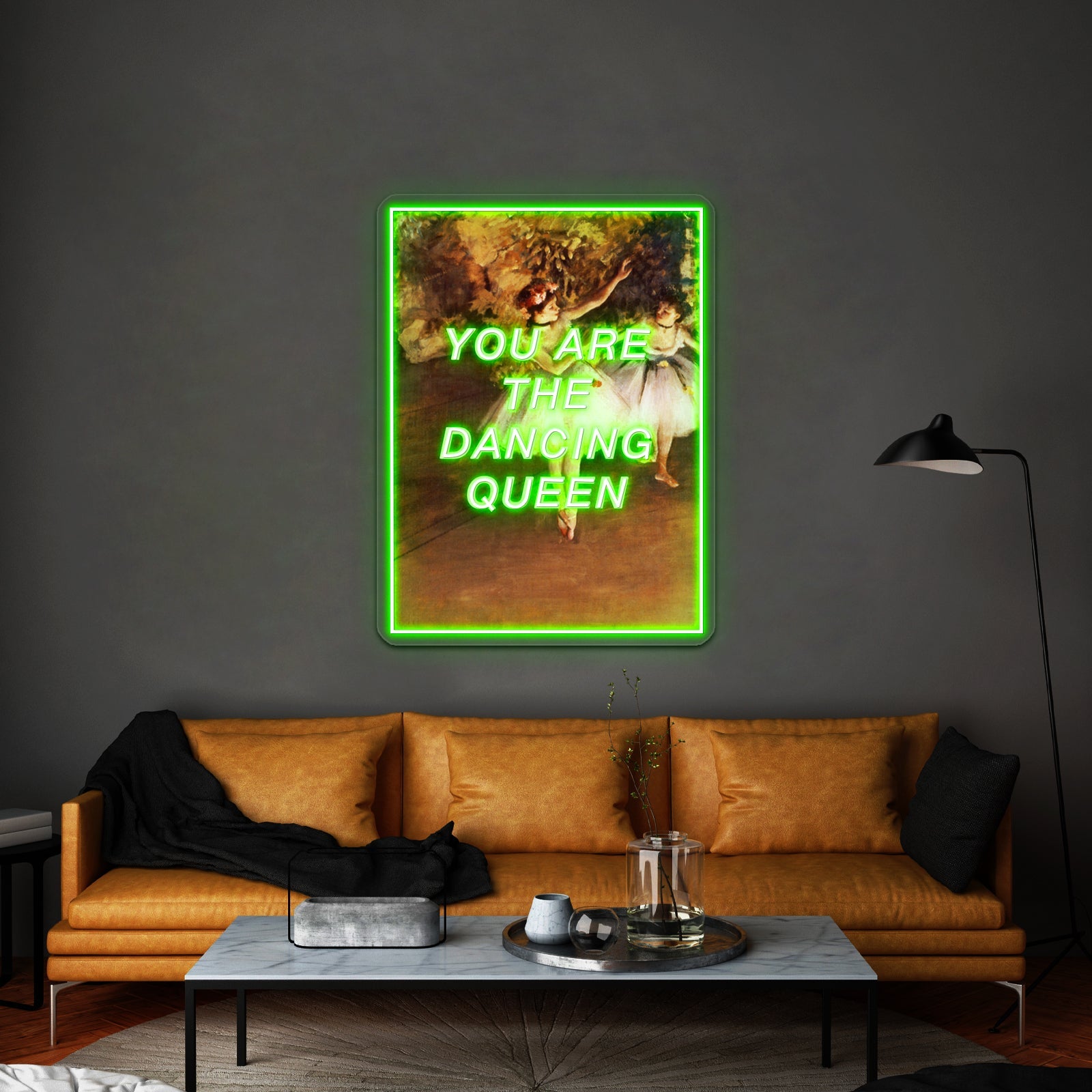 Degas Dancing Queen Artwork Affordable Custom Neon Signs - Shineneon