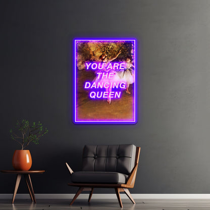 Degas Dancing Queen Artwork Affordable Custom Neon Signs - Shineneon