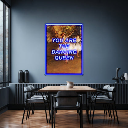 Degas Dancing Queen Artwork Affordable Custom Neon Signs - Shineneon