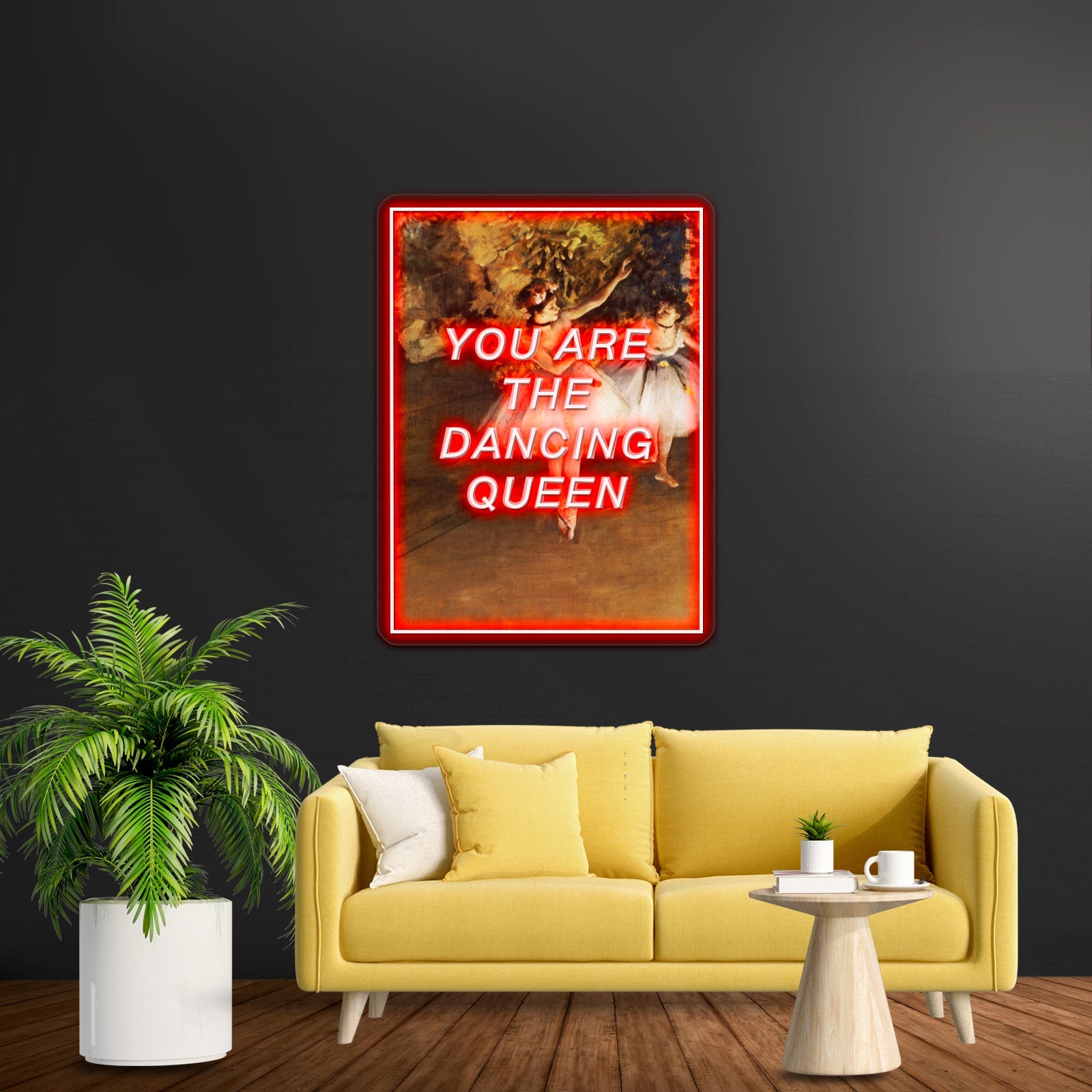 Degas Dancing Queen Artwork Affordable Custom Neon Signs - Shineneon