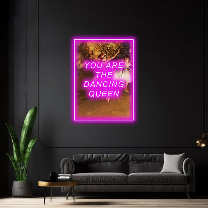 Degas Dancing Queen Artwork Affordable Custom Neon Signs - Shineneon