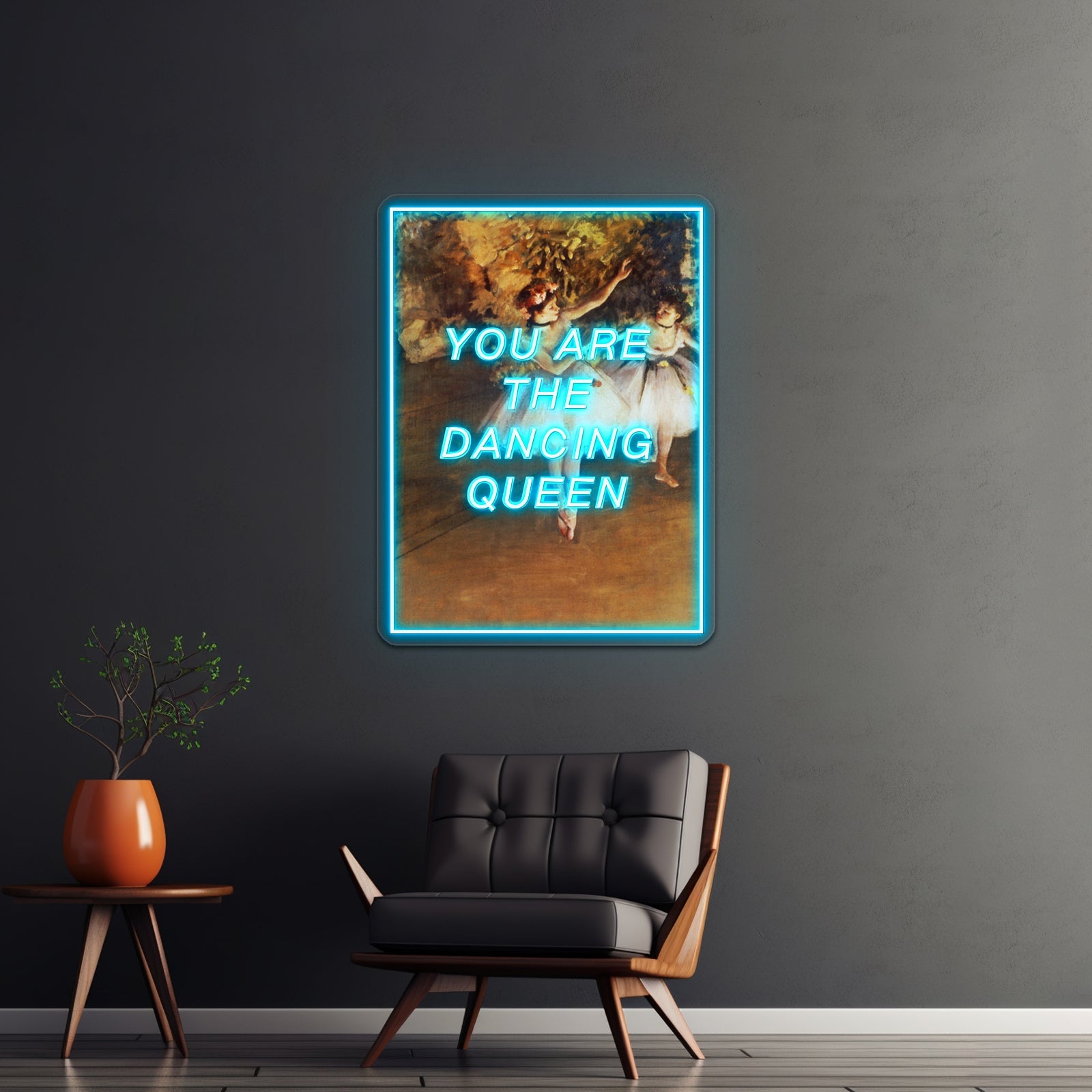 Degas Dancing Queen Artwork Affordable Custom Neon Signs - Shineneon