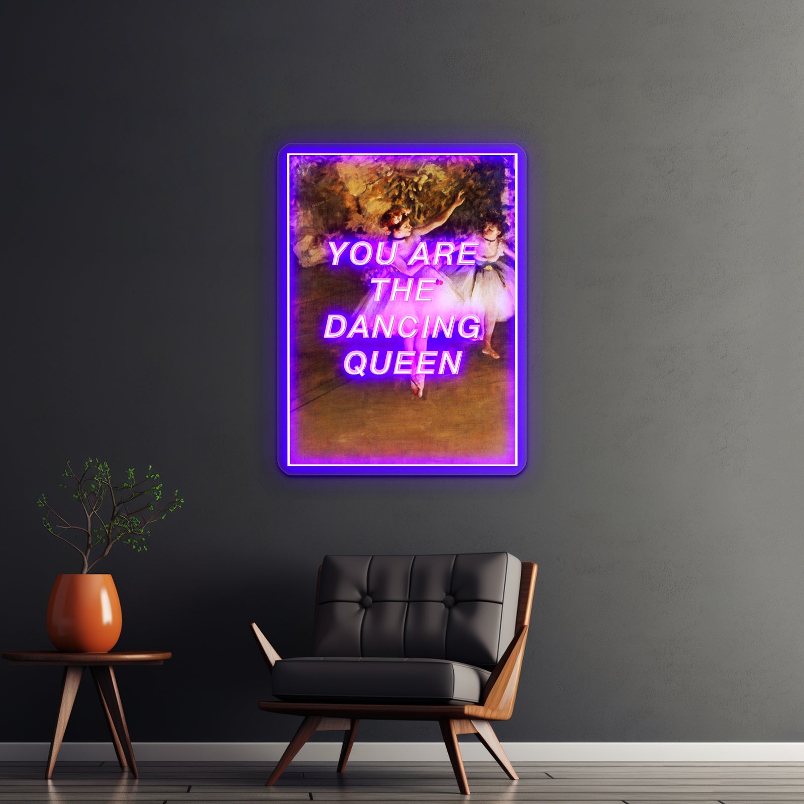Degas Dancing Queen Artwork Affordable Custom Neon Signs