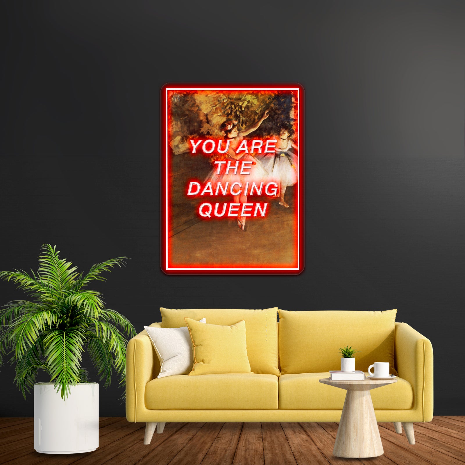 Degas Dancing Queen Artwork Affordable Custom Neon Signs