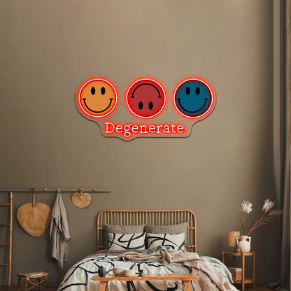 Degenerate Artwork Affordable Custom Neon Signs - Shineneon