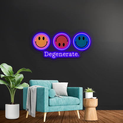 Degenerate Artwork Affordable Custom Neon Signs - Shineneon