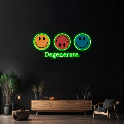 Degenerate Artwork Affordable Custom Neon Signs - Shineneon