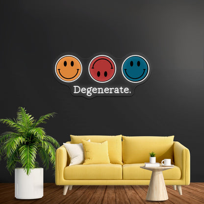 Degenerate Artwork Affordable Custom Neon Signs - Shineneon