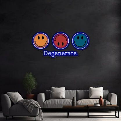 Degenerate Artwork Affordable Custom Neon Signs - Shineneon