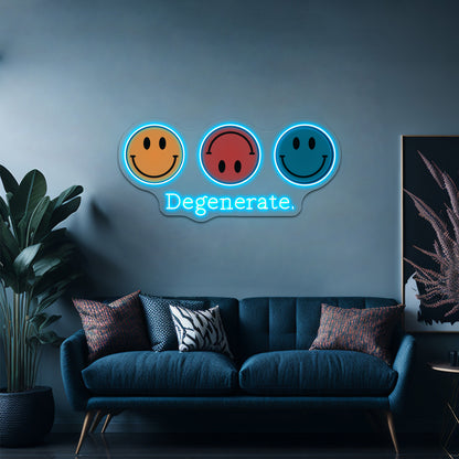 Degenerate Artwork Affordable Custom Neon Signs