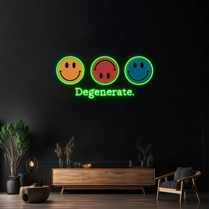 Degenerate Artwork Affordable Custom Neon Signs