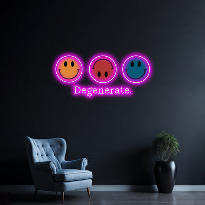 Degenerate Artwork Affordable Custom Neon Signs