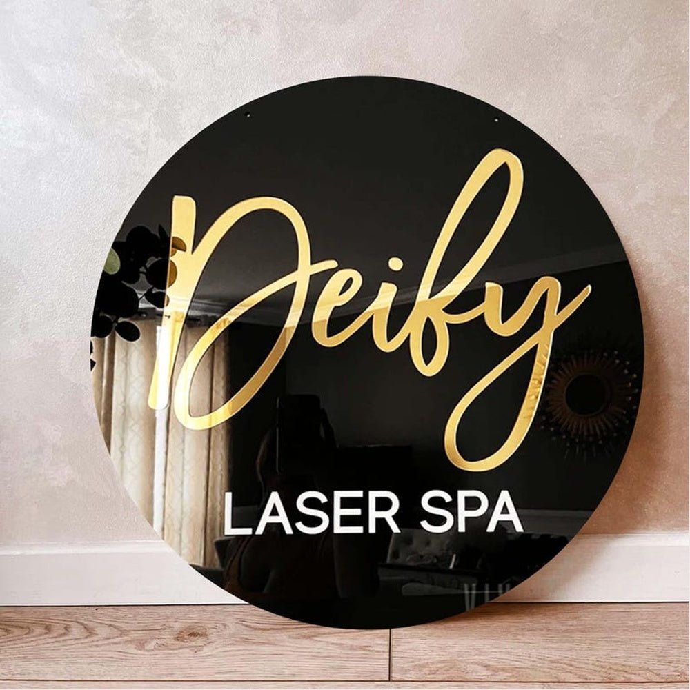 Deify Laser Spa Acrylic Business Logo Sign - Shineneon