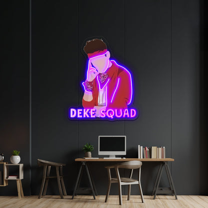 Deke Squad Pop Art Design Artwork Affordable Custom Neon Signs - Shineneon