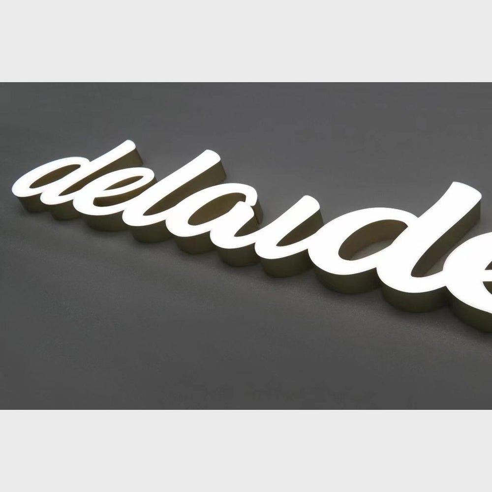 Delaide 3D Frontlit Channel Letters Led Light Sign - Shineneon