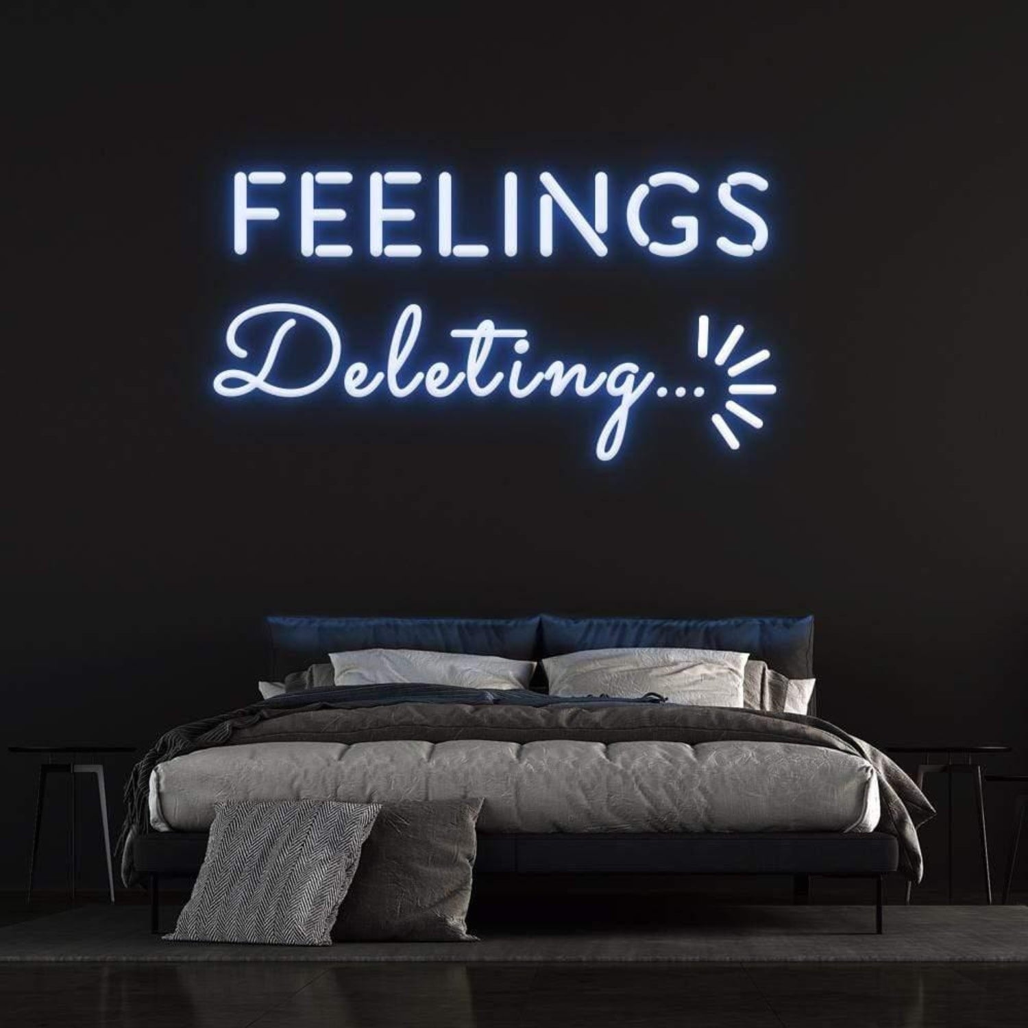 Deleting Feelings Dynamic Led Neon Sign For Modern Bedroom | Shineneon