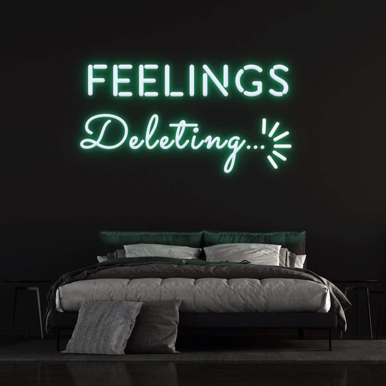 Deleting Feelings Dynamic Led Neon Sign For Modern Bedroom | Shineneon