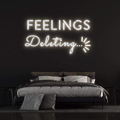 Deleting Feelings Dynamic Led Neon Sign For Modern Bedroom | Shineneon