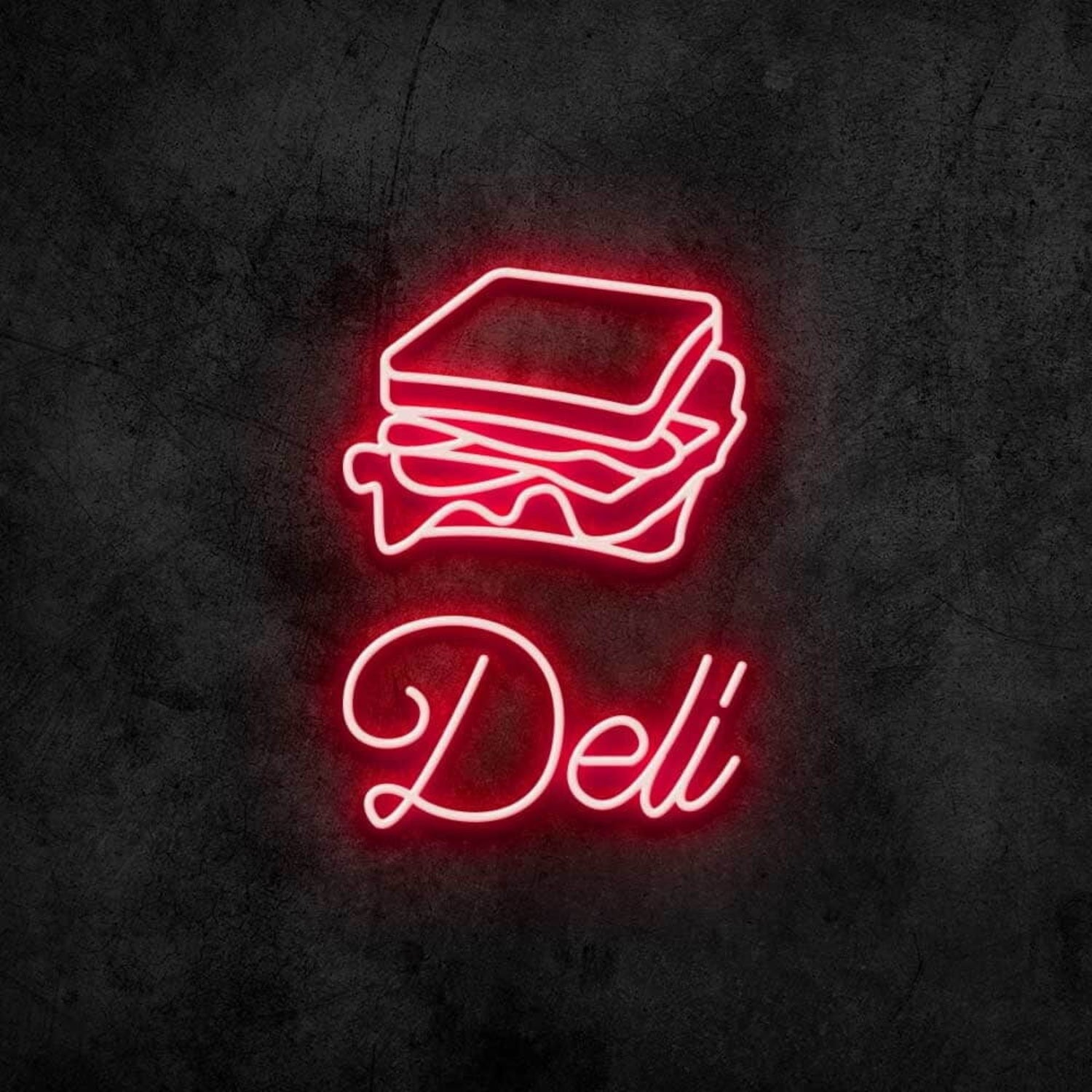 Deli Sandwich Led Neon Sign For Food Lovers And Cafes | Shineneon