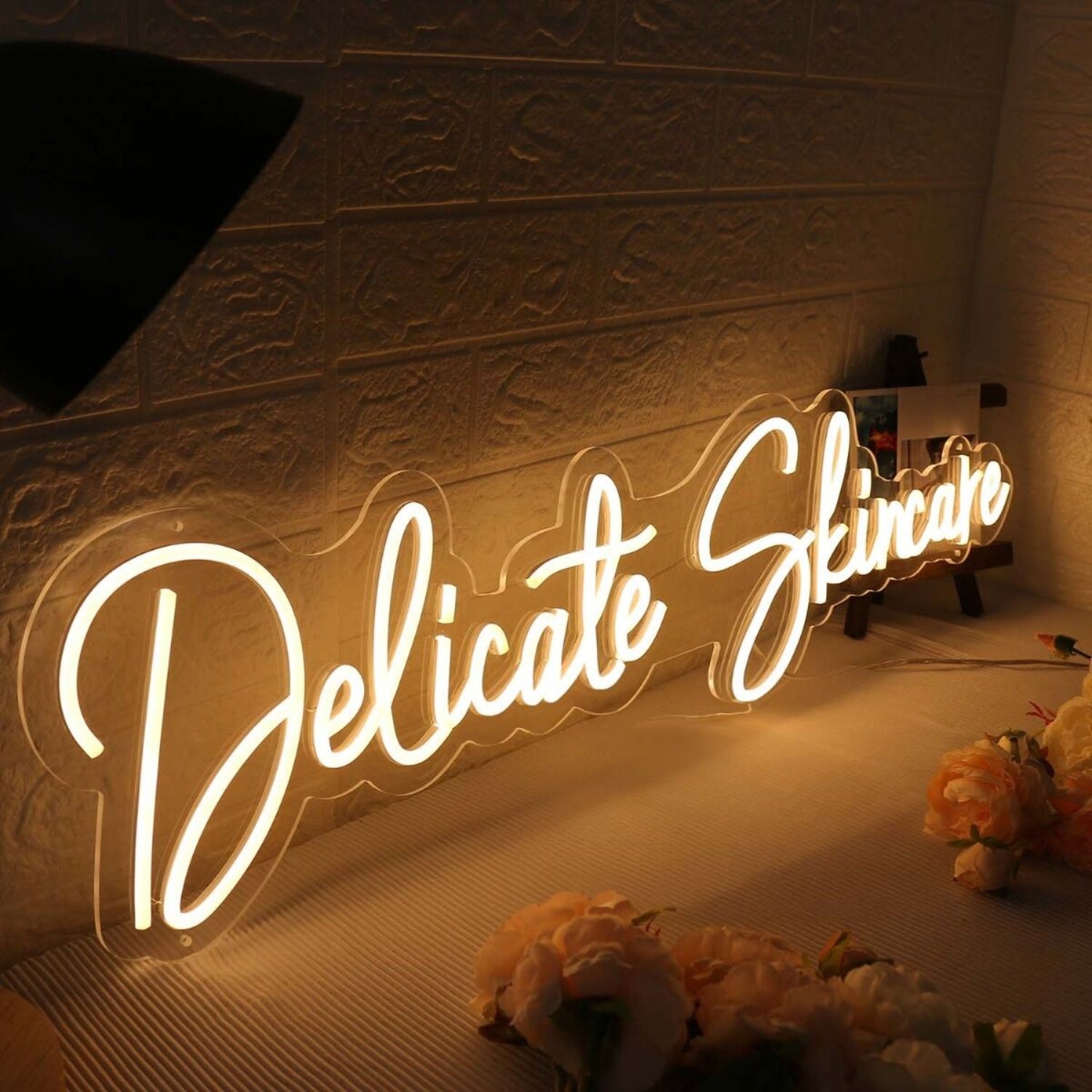 Delicate Skincare Yellow Led Neon Sign - Shineneon