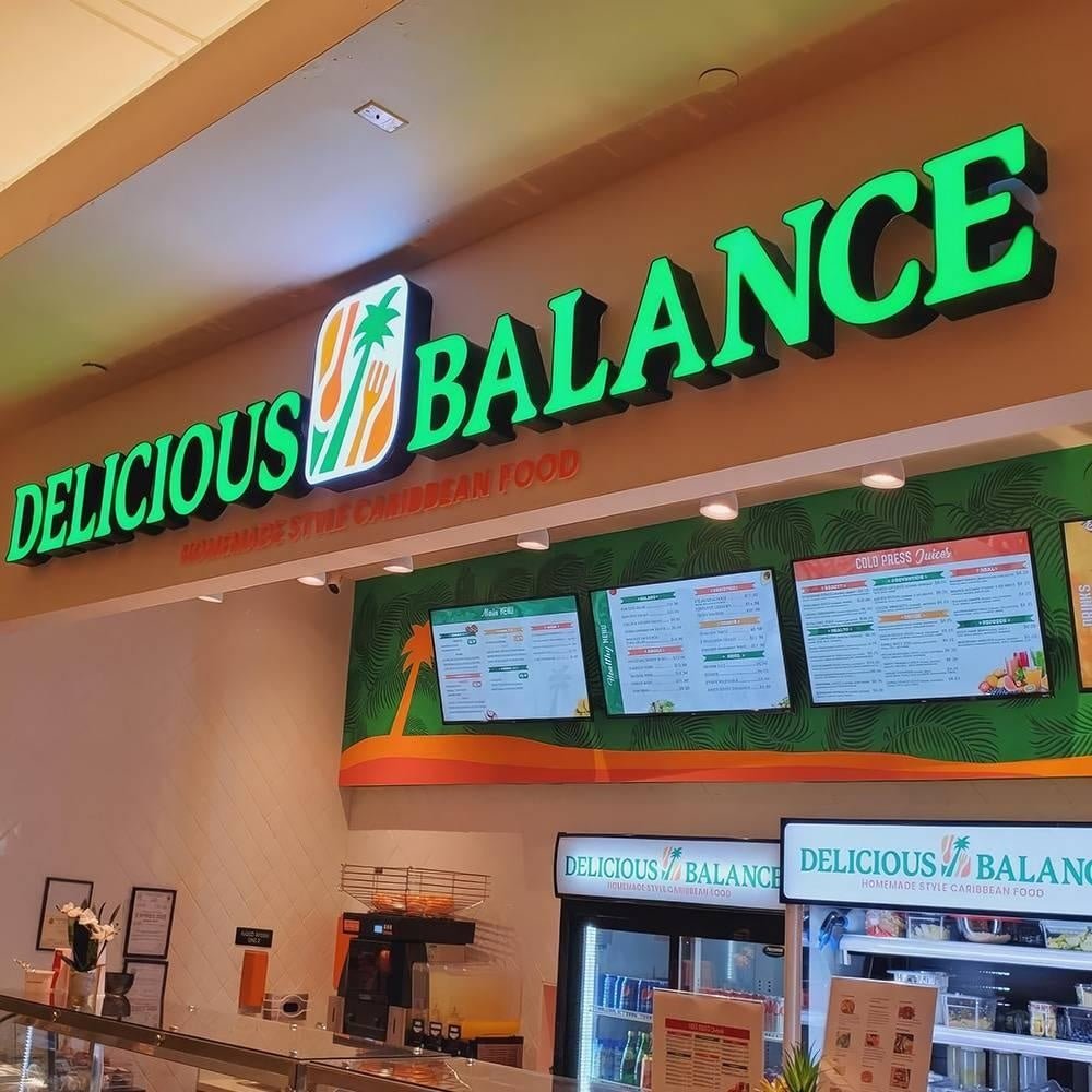 Delicious Balance 3D Frontlit Letters Metal Led Sign - Shineneon