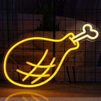 Delicious Large Drumstick Led Neon Sign | Shineneon