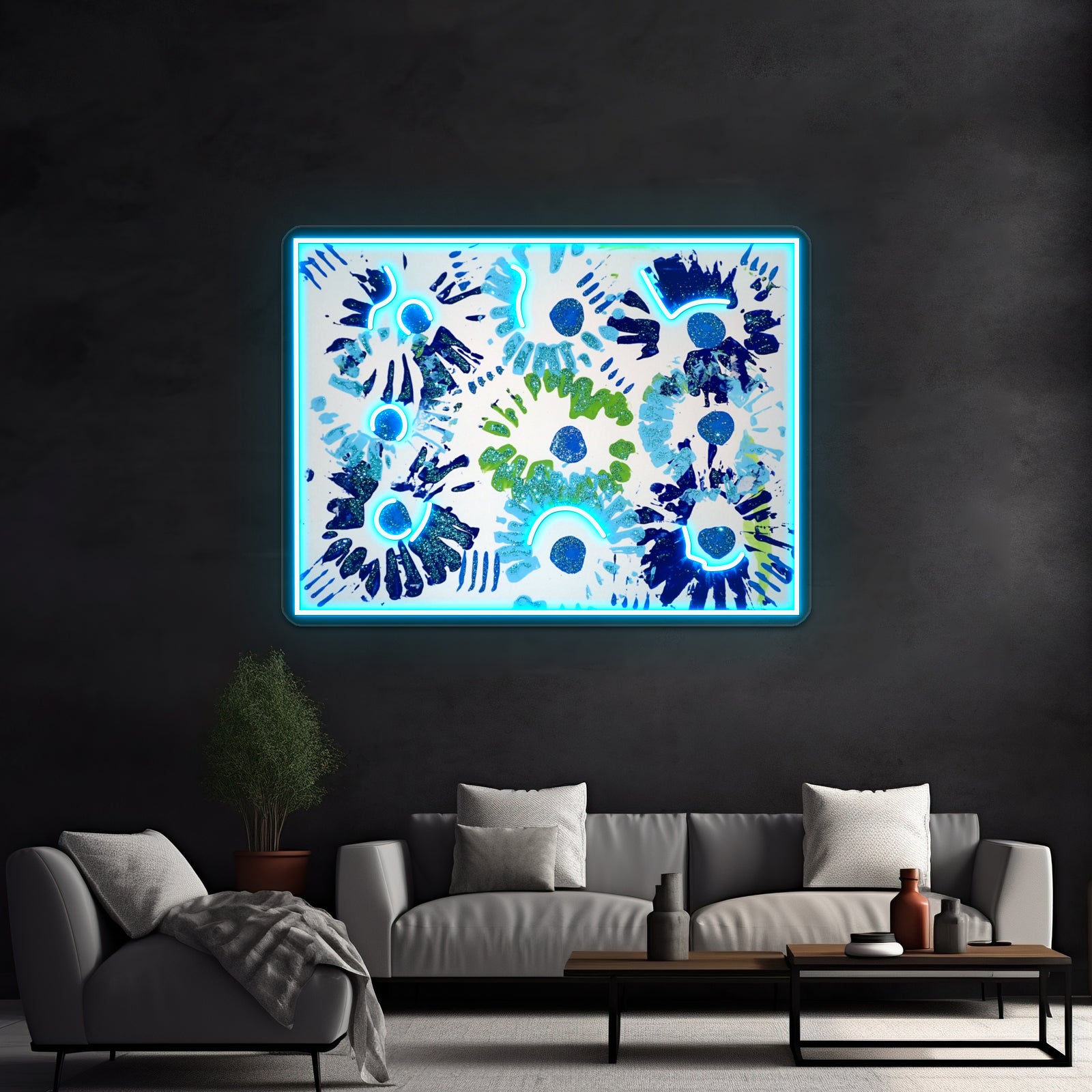 Delightful Blues Wall Artwork Neon Signs | Shineneon