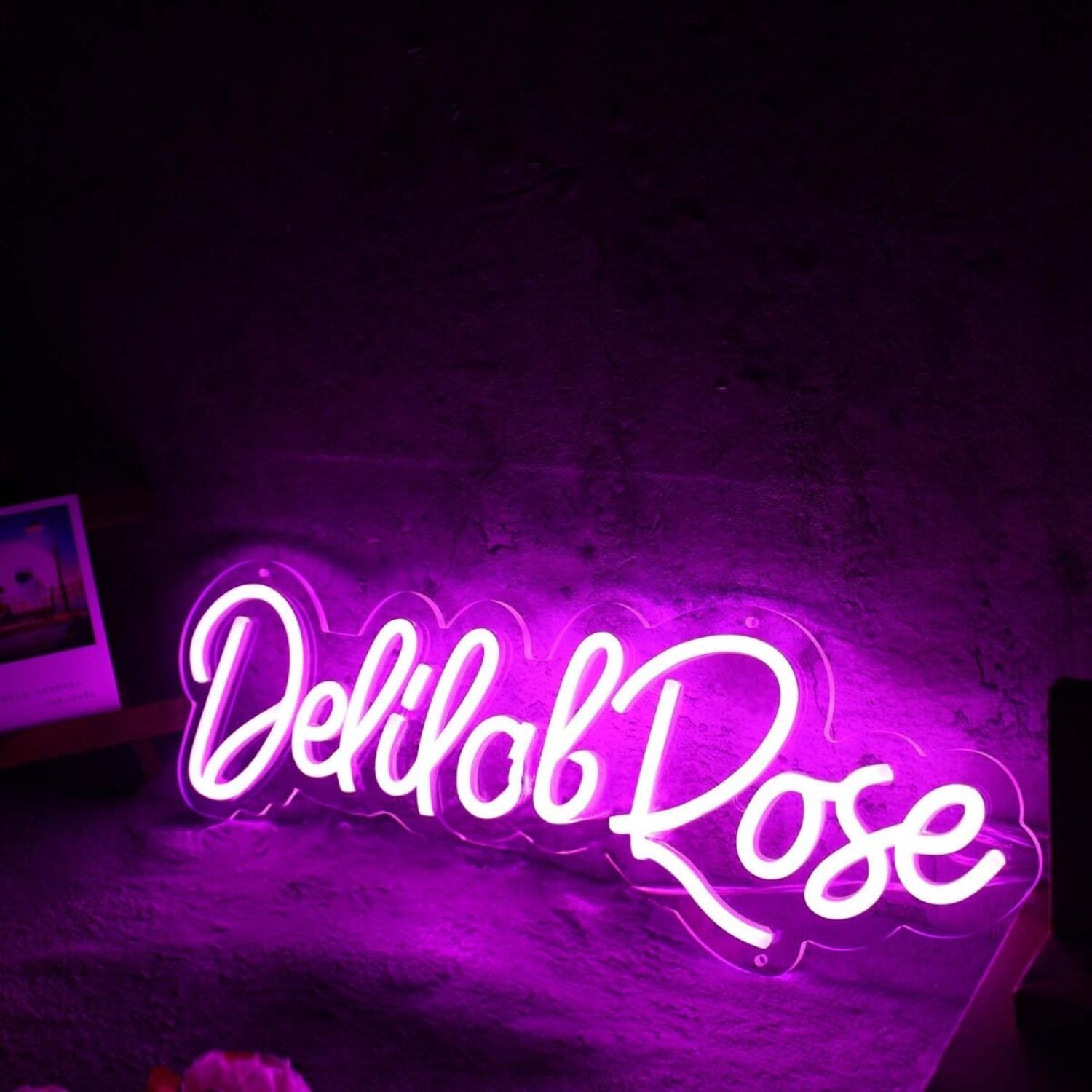 Delilah Rose Purple Led Neon Sign - Shineneon