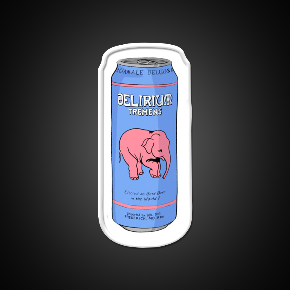 Delirium Tremens Can Beer Bar Decor Led Neon Sign Rgb Color - LED neon sign view 11