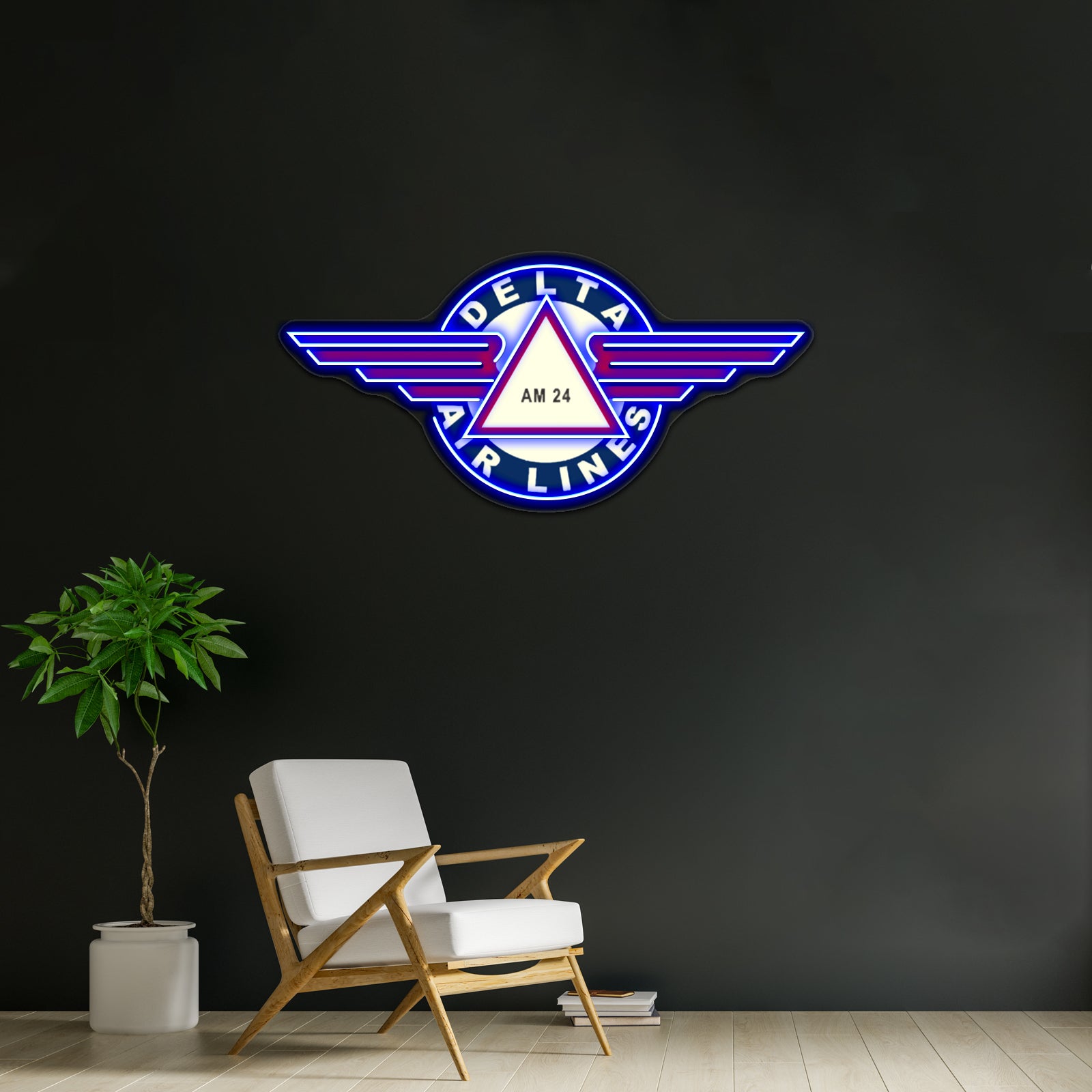 Delta Airlines Artwork Affordable Custom Neon Signs - LED neon sign view 5