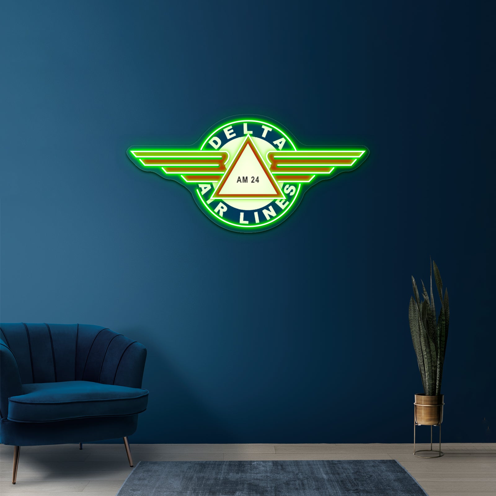 Delta Airlines Artwork Affordable Custom Neon Signs - LED neon sign view 9