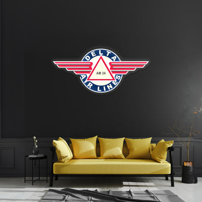 Delta Airlines Artwork Affordable Custom Neon Signs - LED neon sign view 8