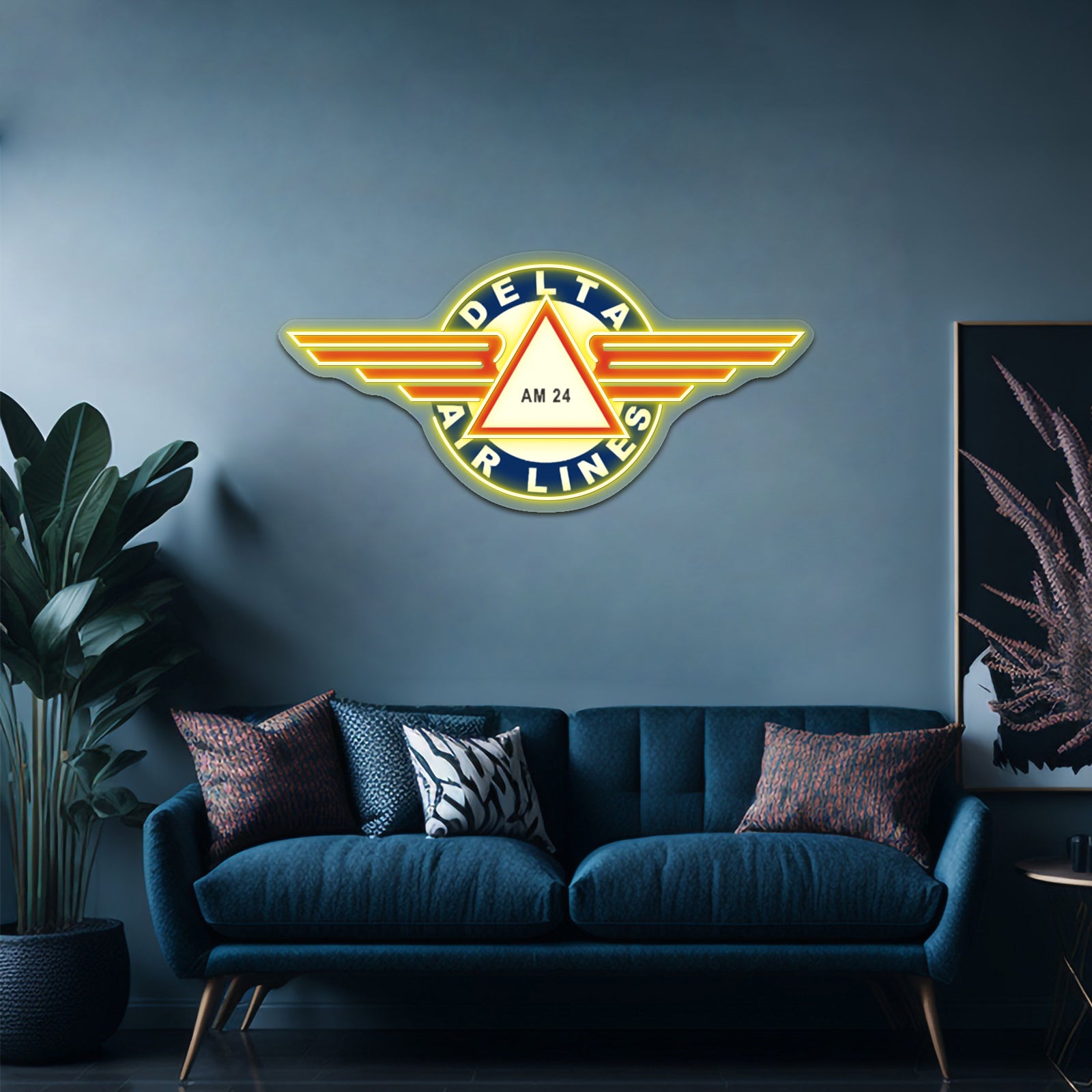 Delta Airlines Artwork Affordable Custom Neon Signs - LED neon sign view 7