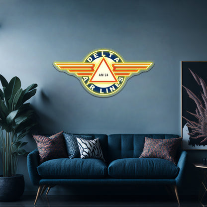 Delta Airlines Artwork Affordable Custom Neon Signs - LED neon sign view 7