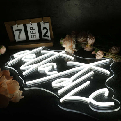 Delta Thc White Led Neon Sign - Shineneon