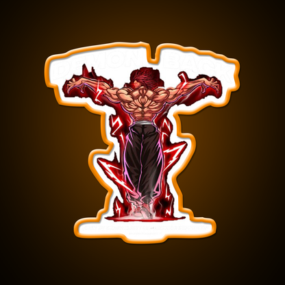 Demon Back Anabolic Apparel Gym Fitness Led Neon Sign Rgb Color