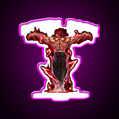 Demon Back Anabolic Apparel Gym Fitness Led Neon Sign Rgb Color