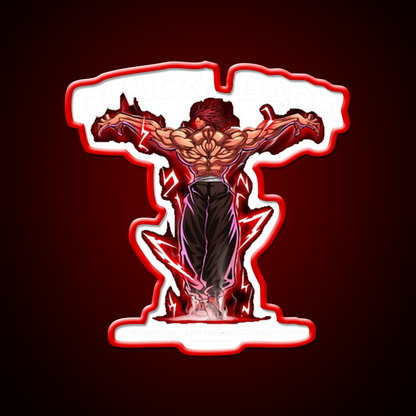 Demon Back Anabolic Apparel Gym Fitness Led Neon Sign Rgb Color