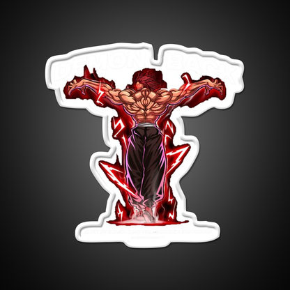 Demon Back Anabolic Apparel Gym Fitness Led Neon Sign Rgb Color