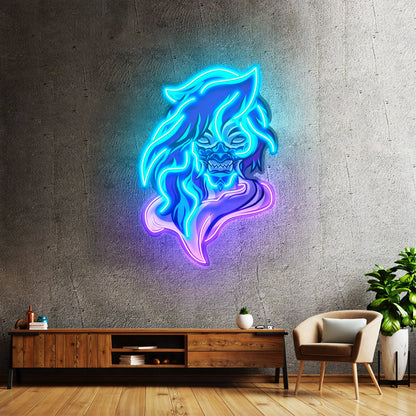 Demon Mascot Led Neon Sign Light Custom Led Signs - Shineneon
