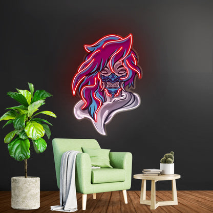 Demon Mascot Led Neon Sign Light Custom Led Signs - Shineneon
