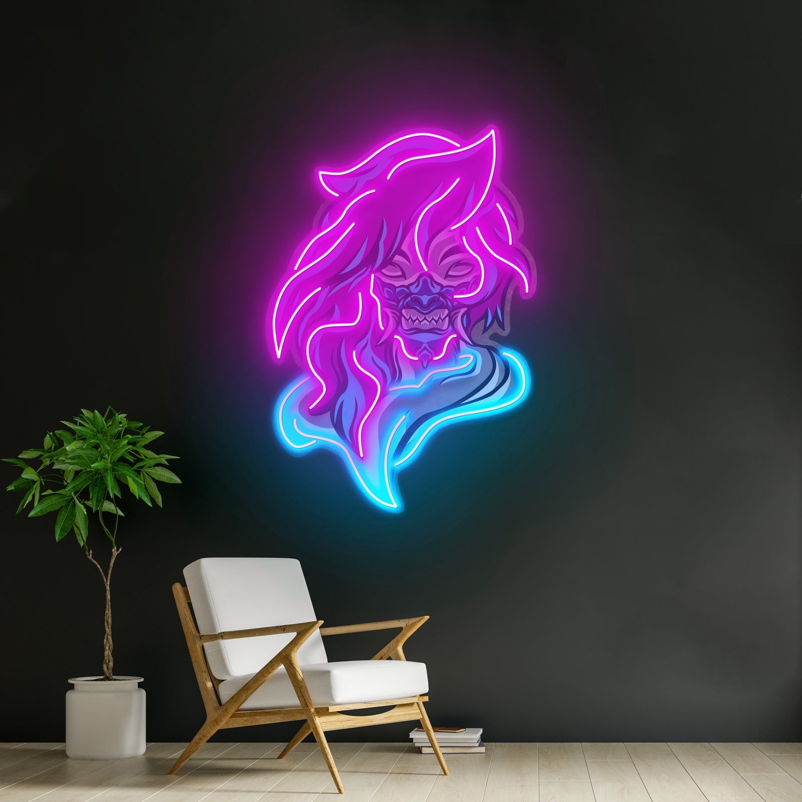 Demon Mascot Led Neon Sign Light Custom Led Signs - Shineneon
