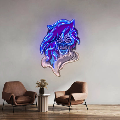 Demon Mascot Led Neon Sign Light Custom Led Signs - Shineneon