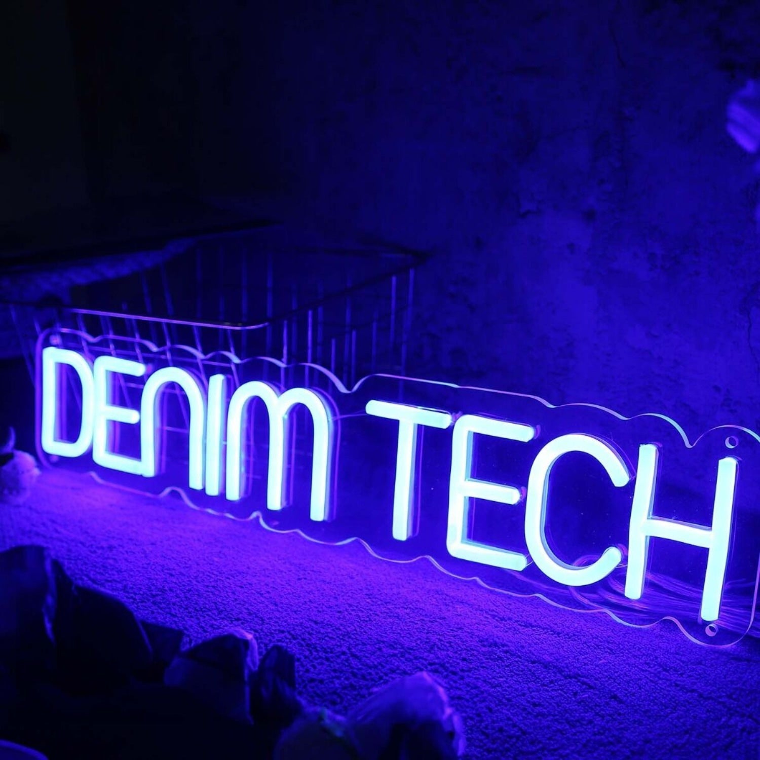 Denim Tech Blue Led Neon Sign - Shineneon