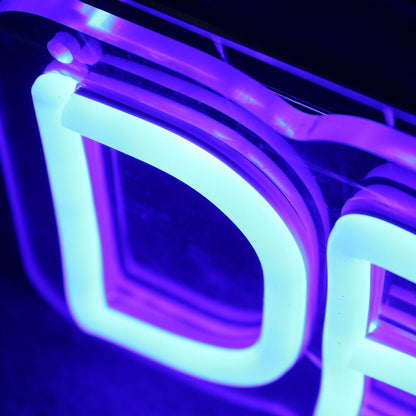 Denim Tech Blue Led Neon Sign - Shineneon