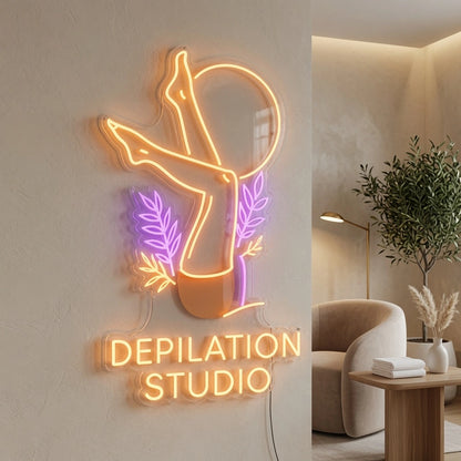 Depllation Studio Wall Decor LED Neon Sign - 02 High-Converting Product Image