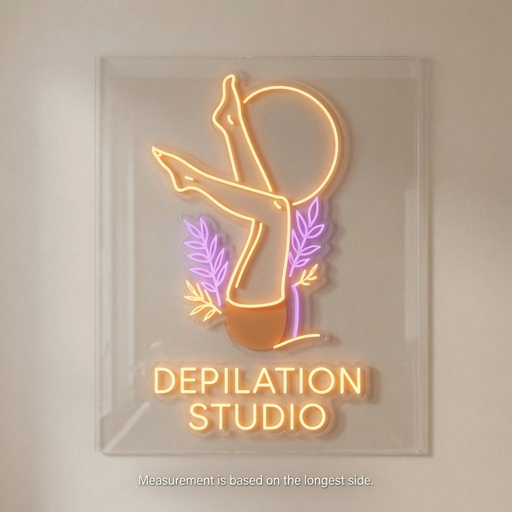 Depllation Studio Wall Decor LED Neon Sign - 04 Size Image
