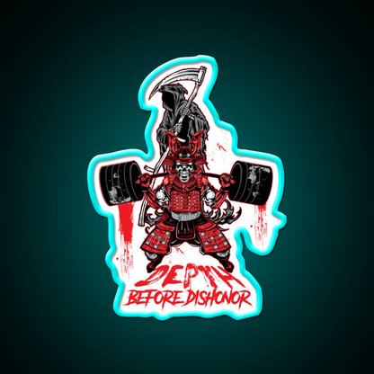 Depth Before Dishonor Gym Fitness Led Neon Sign Rgb Color